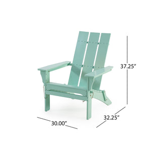Aurascape Outdoor Comfort Foldable Adirondack Chair