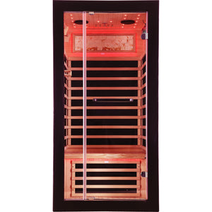 Single-person starlight ceiling lighting sauna