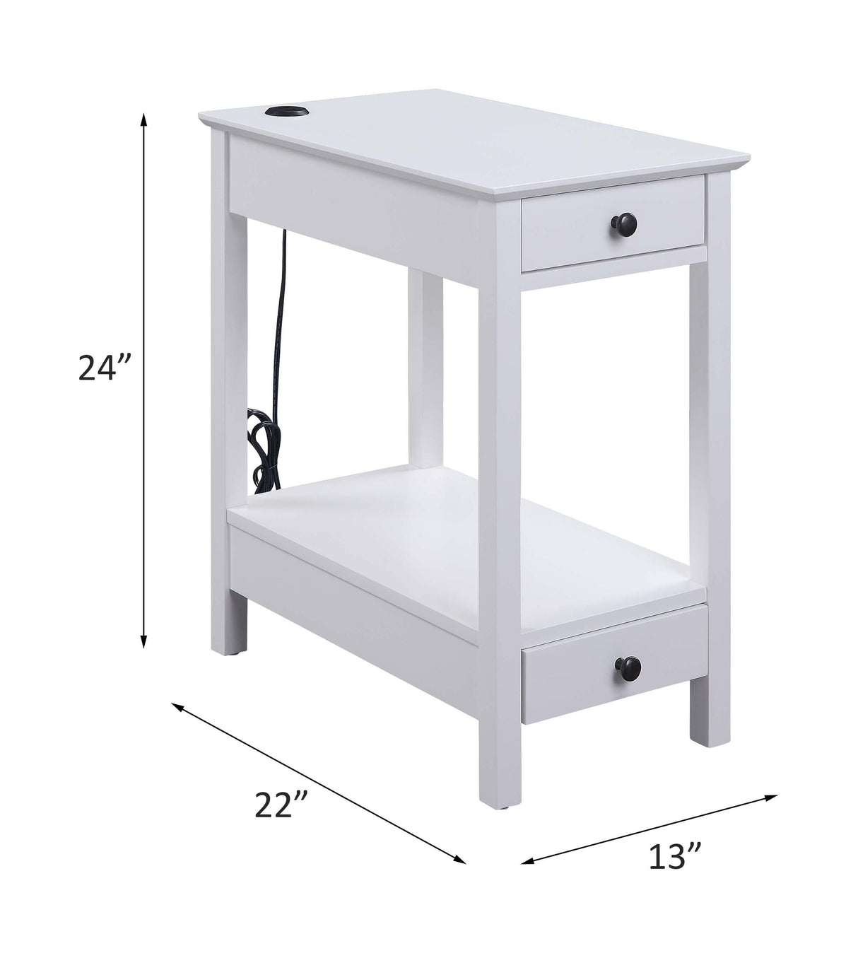Byzad - Accent Table (USB Charging Dock)