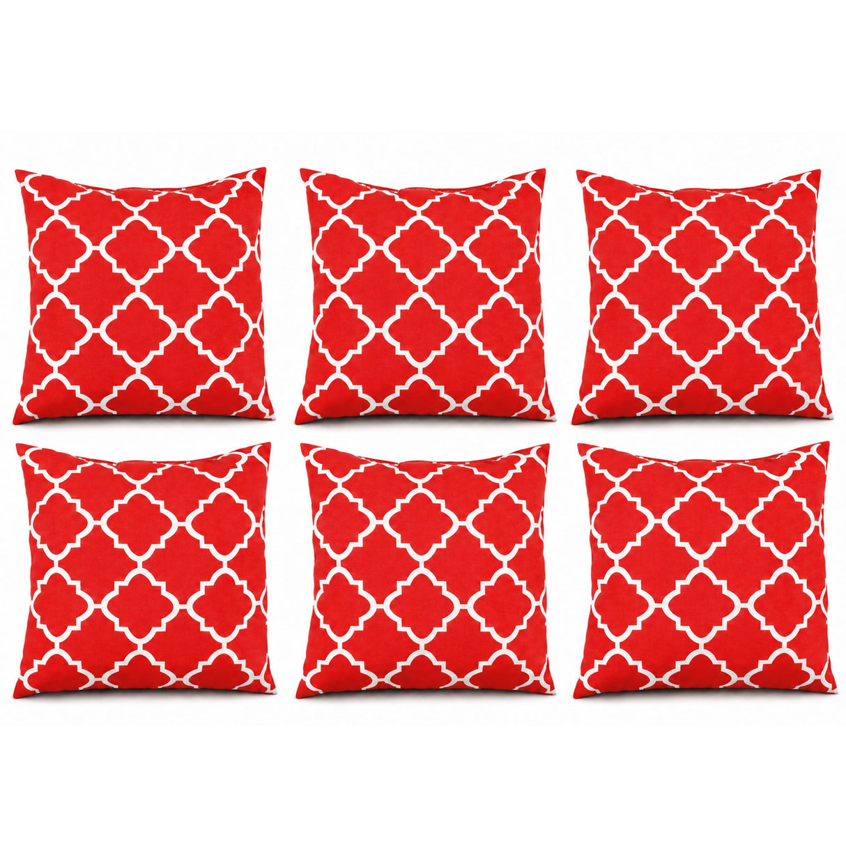 4 Pack Outdoor Pillow Covers - Water-Repellent Decorative Cushion Covers