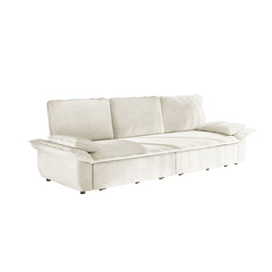 King Size Pull Out Sofa Bed, 3 In 1 Convertible Multifunctional