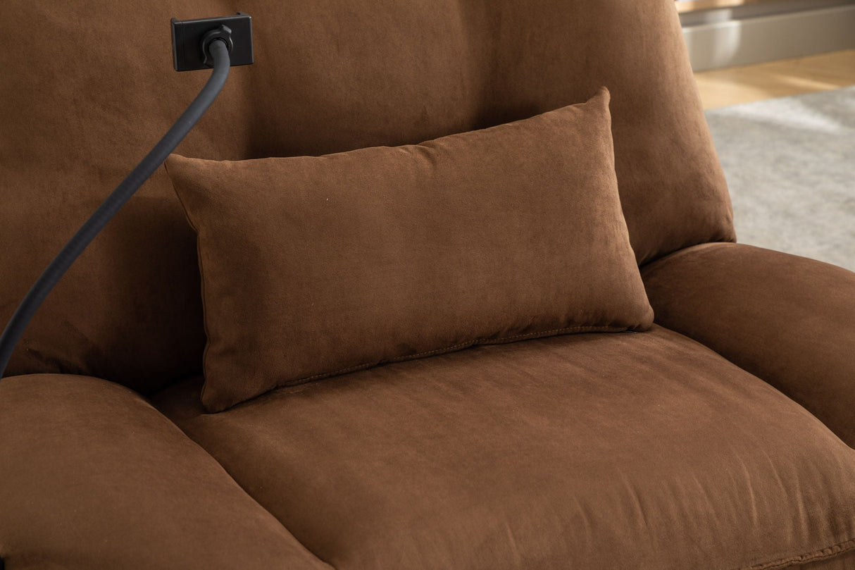 Power Recliner Swivel Glider USB Charger With tooth Music Player, Sleep, Working, Game And Leisure