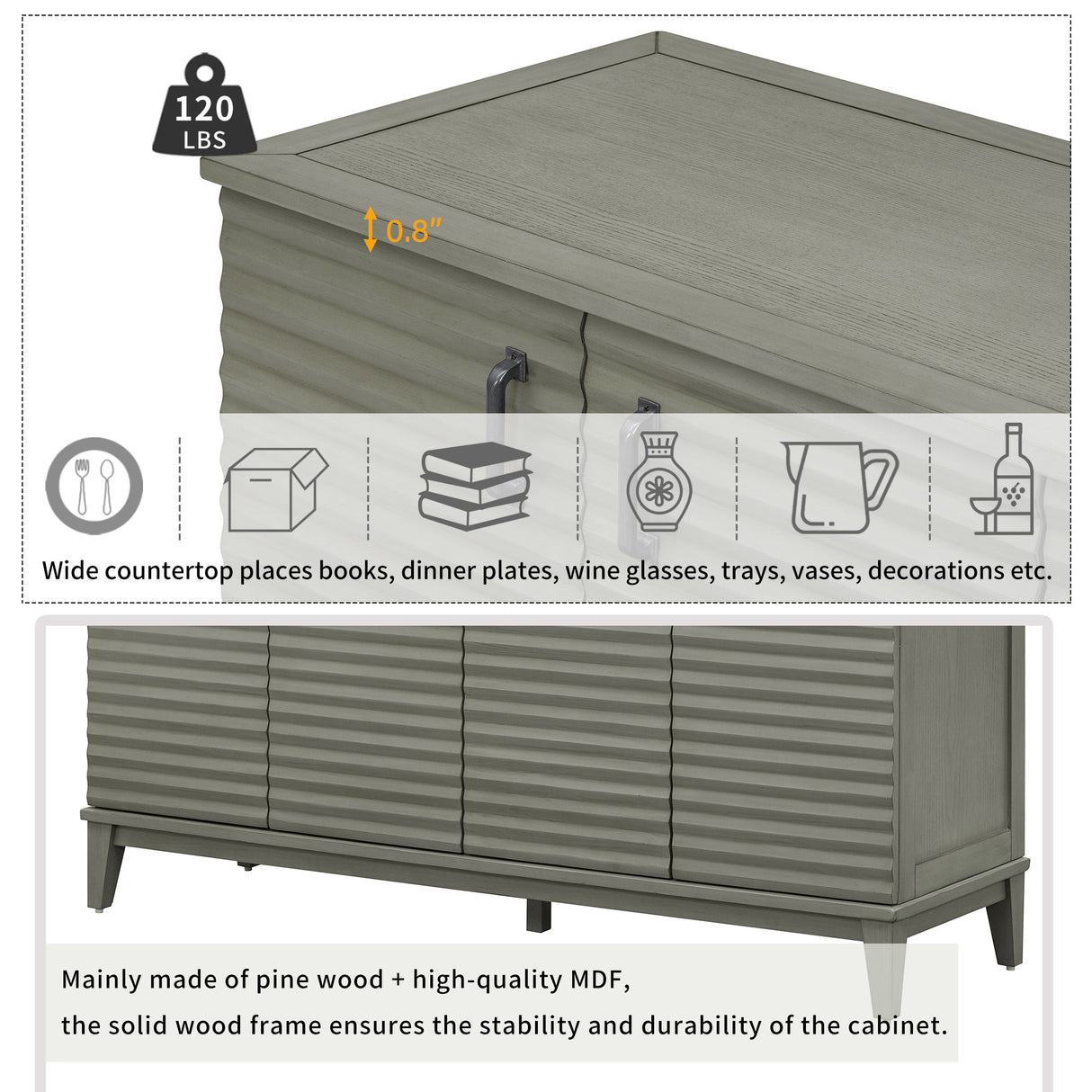 Large Storage Buffet