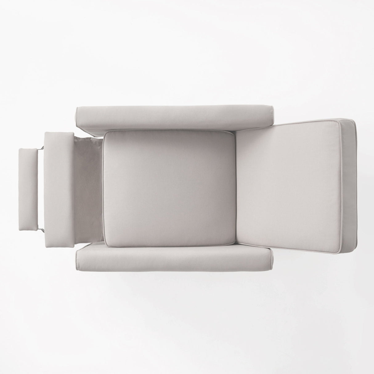 Upholstered Push Back Recliner Chair For Living Room