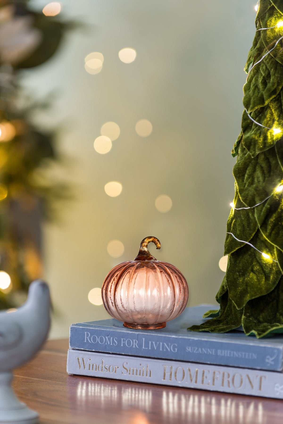 Set of 8 Glass Pumpkins