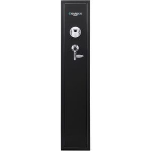 Biometric Rifle Safe with Fingerprint Access – Black