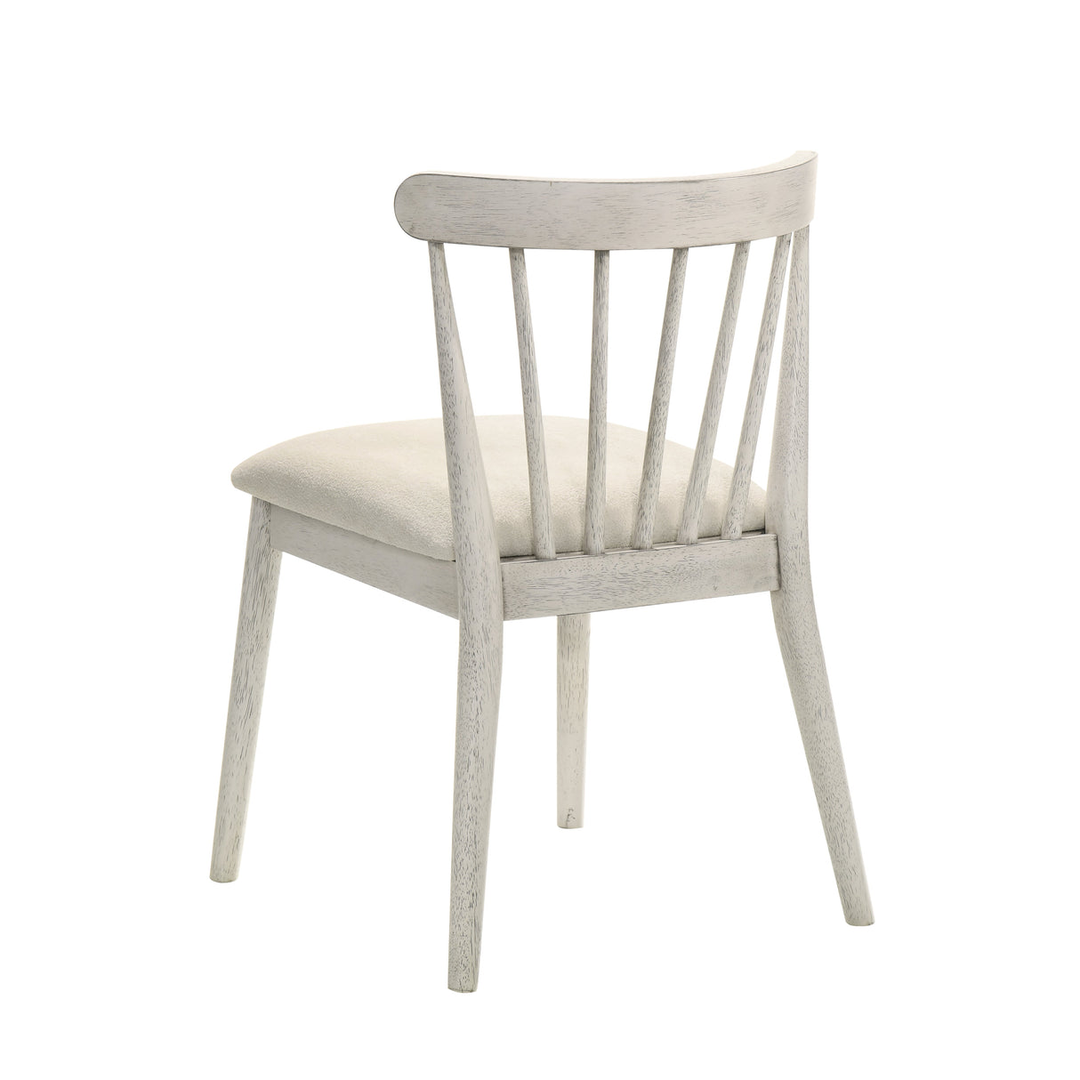 Modern Spindle Back Dining Chairs, Set of 2