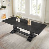 Extendable Wooden Dining Table, Seats 6