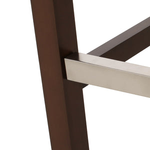 Solstara - Upholstered Dining Barstool With Button Tufted And Wing Back