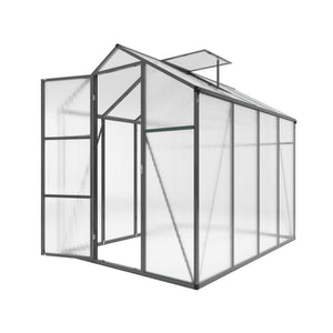 Windproof Greenhouse with Raised Base - Black