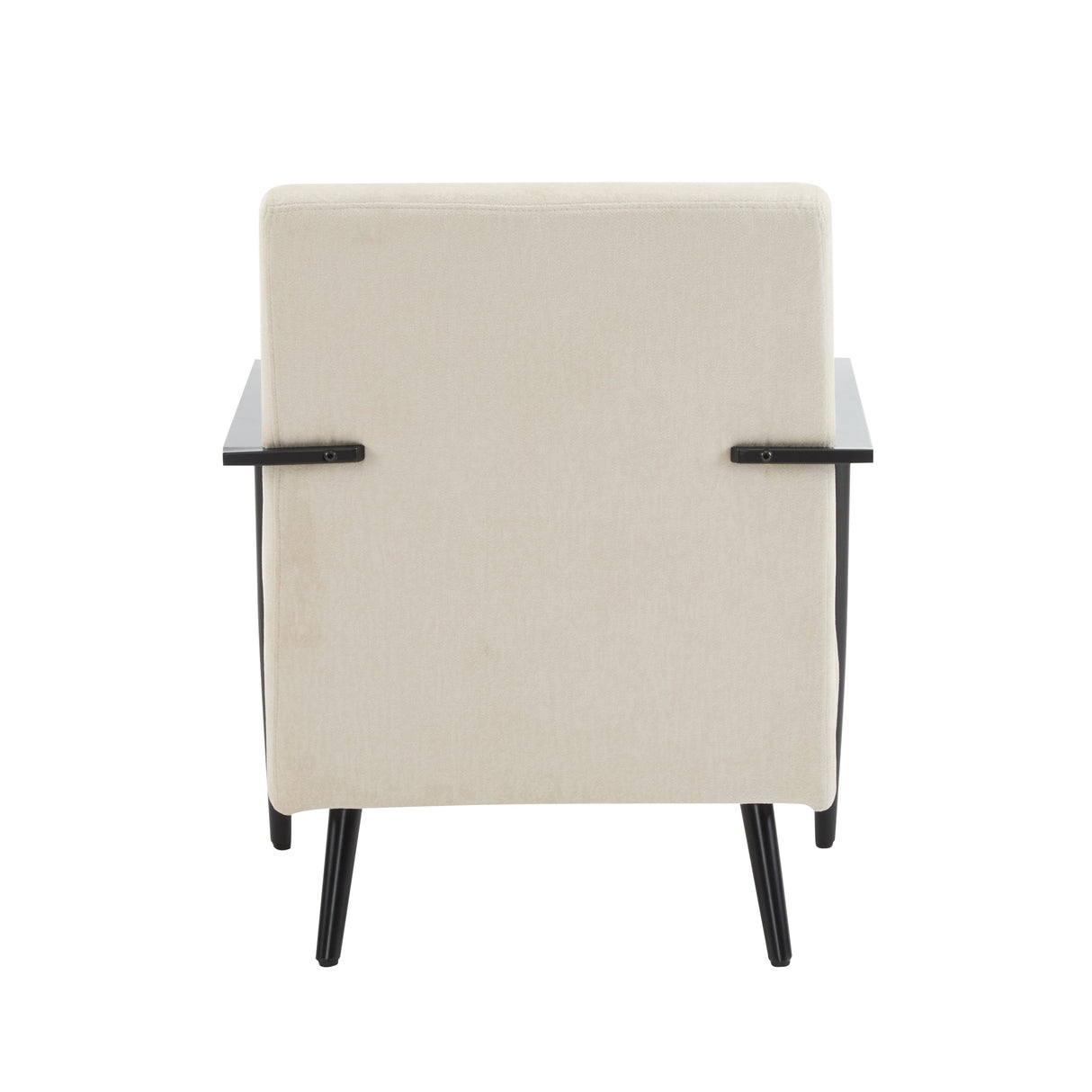 Modern Beige Lounge Chair Set with Polyester Upholstery and Metal Frame26.38' for Living RoomBedroomOffice