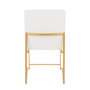 Fuji - Contemporary Stylish Frame, High Back Dining Chair (Set of 2)