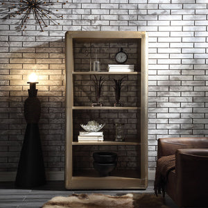 Jennavieve - Bookcase - Gold Aluminum