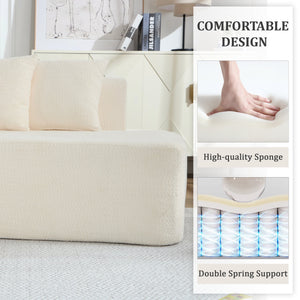 Compression Sectional Couch with Comfy Chaise