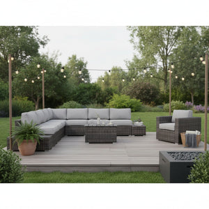 Stylish Entertainment Sectional Set, Outdoor Living