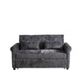 Loveseat Sofa Bed, Pull - Out Couch Sleeper & 2 Pillows