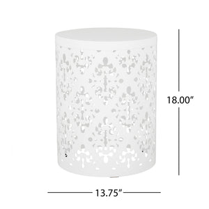 Outdoor Metal Modern Design End Table