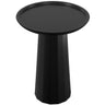 Handcrafted Wooden Accent Table with Sculptural Design - Choice of Color