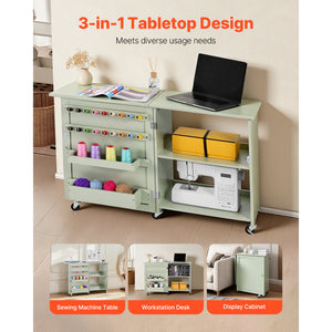Folding Sewing Table: Multipurpose Craft Station