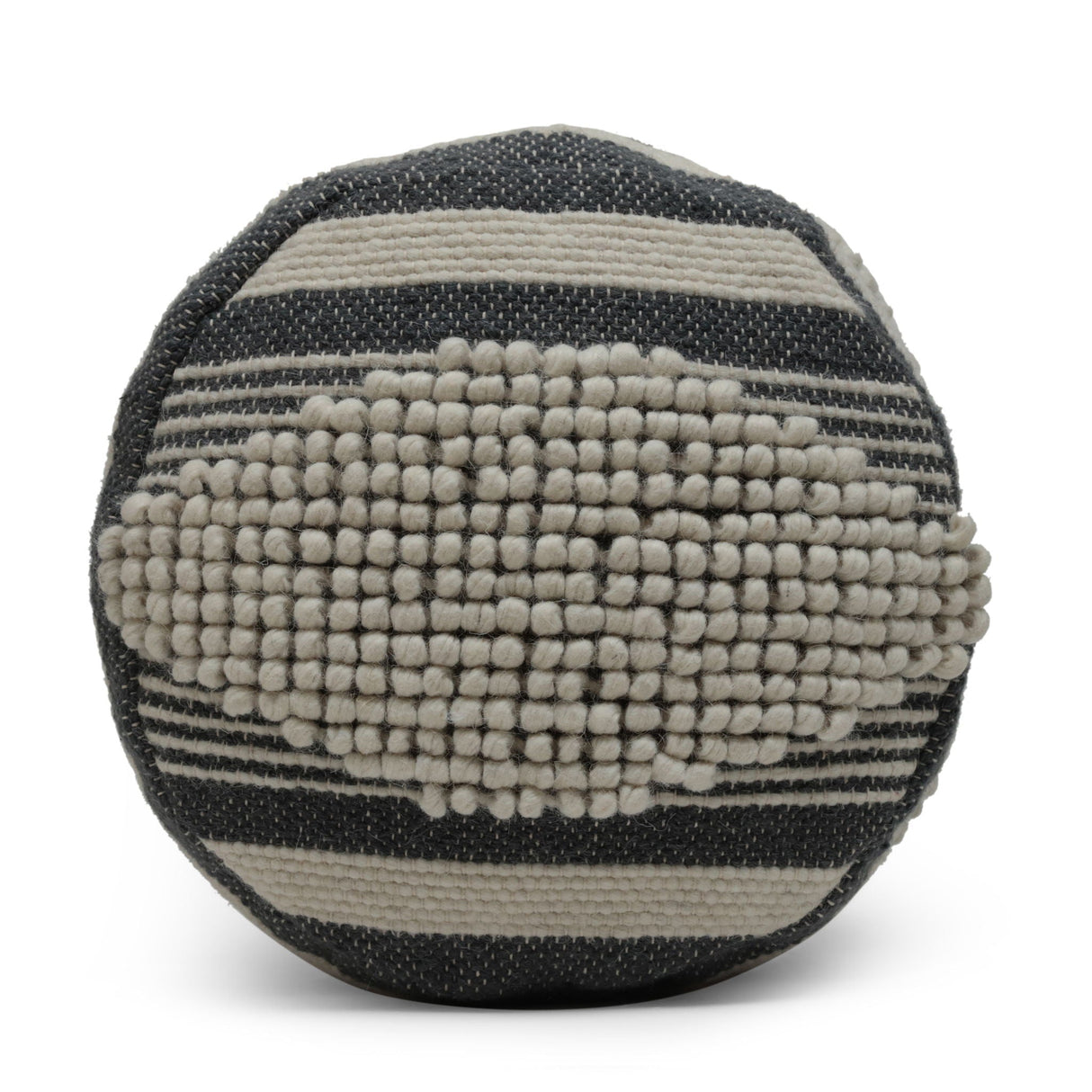 Diamond - Handcrafted Cylindrical Pouf