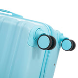 HIFINE Tourist 3-Piece ABS Spinner Wheel Luggage Set (Blue)