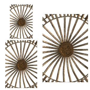 Set of 3 Jennings Metal Discs Wall Decor