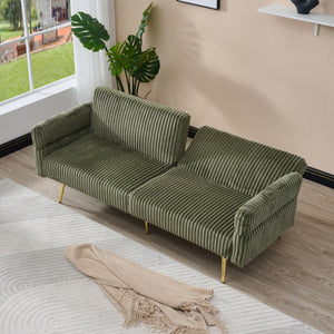 Luxury Foldable Double Sofa Bed With Folding Armrests