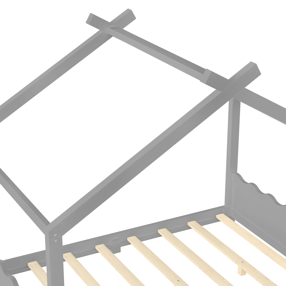 Full House Floor Bed with Support Slats