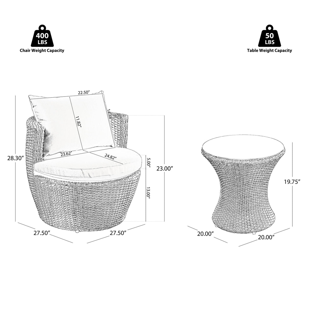 Kono Chat Set Outdoor Furniture