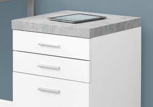File Cabinet Rolling Mobile Storage Drawers Printer Stand For Office