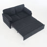 Convertible Pull Out Sofa Bed Queen Size with Side Storage - Fabric, Modern