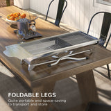 Outsunny Stainless Steel Portable Folding Charcoal Grill