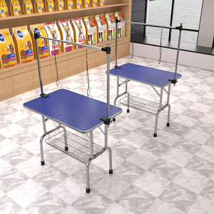 Large Grooming Table For Pet Dog And Cat With Adjustable Arm And Clamps Large Heavy Duty Animal Grooming Table