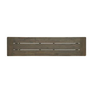 Cloud - Outdoor Bench With Acacia Wood Frame And Slat Panel Design