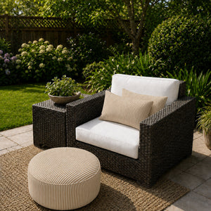 2 Pack Outdoor Lumbar Pillow Covers