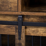 2 in 1 Pet Friendly Dog Crate Composite Desk Hutch