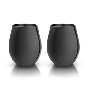 Gunmetal-Stemless-Wine-Glasses-by-Viski®-Wine-Glasses