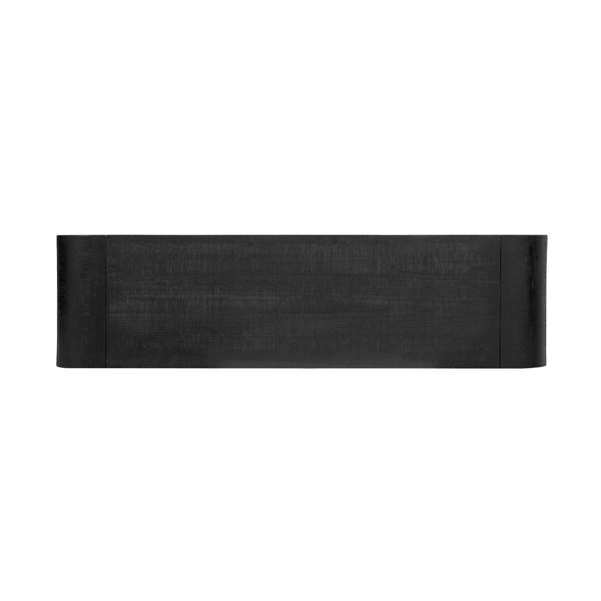 Handwoven Wood Slat Door Sideboard