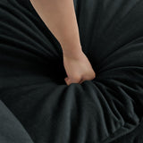 Comfy Deep Single Seat Sofa Upholstered Reading Armchair