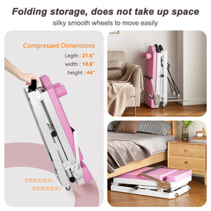Foldable Pilates Core Bed with Double Resistance - Iron