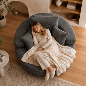 55-Inch Extra-Large Cloud-Shaped Sofa Chair