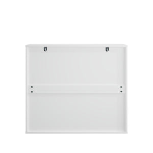 Kitchen Storage Cabinet With Double Doors, Adjustable Shelves, Sideboard Buffet For Dining Room - White