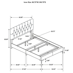 James - Panel Bed