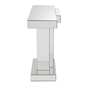 Nysa - 32"H Console Table - Mirrored & Faux Crystals