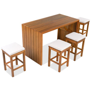 5 Piece Outdoor Bar Set