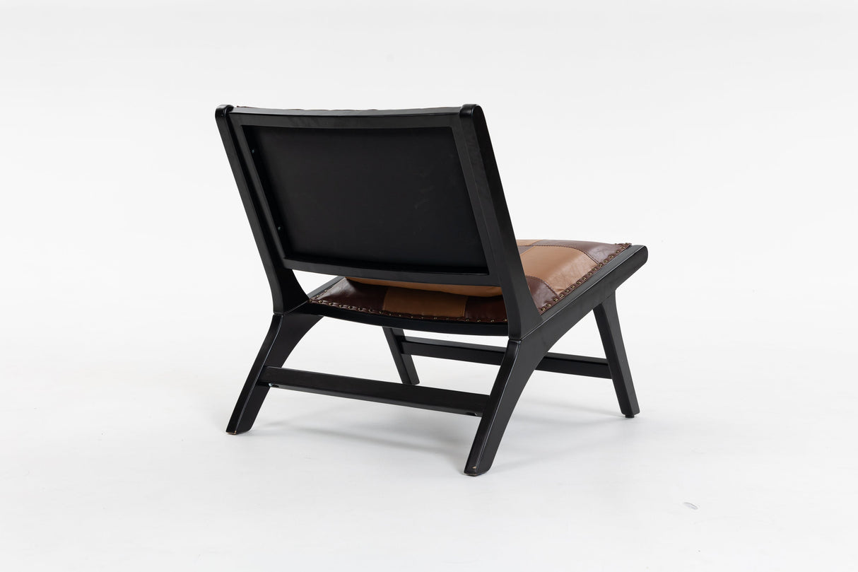 Modern Boho Accent Chair for Living Room, Mid Century Lounge Chair
