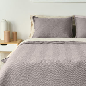 Moisture-Wicking Queen Duvet Set with PowerSnap™ - Taupe