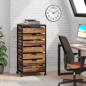 Storage Chest With Wheels, Mobile Drawer Unit