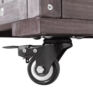 K&K 80.5' Outdoor Kitchen Island for Big Green Egg & Blackstone Griddle