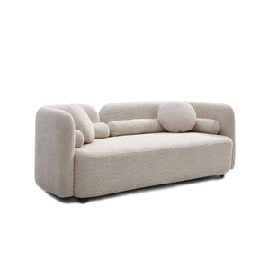 2 Seater Sofa Couch For Living Room - Light Beige